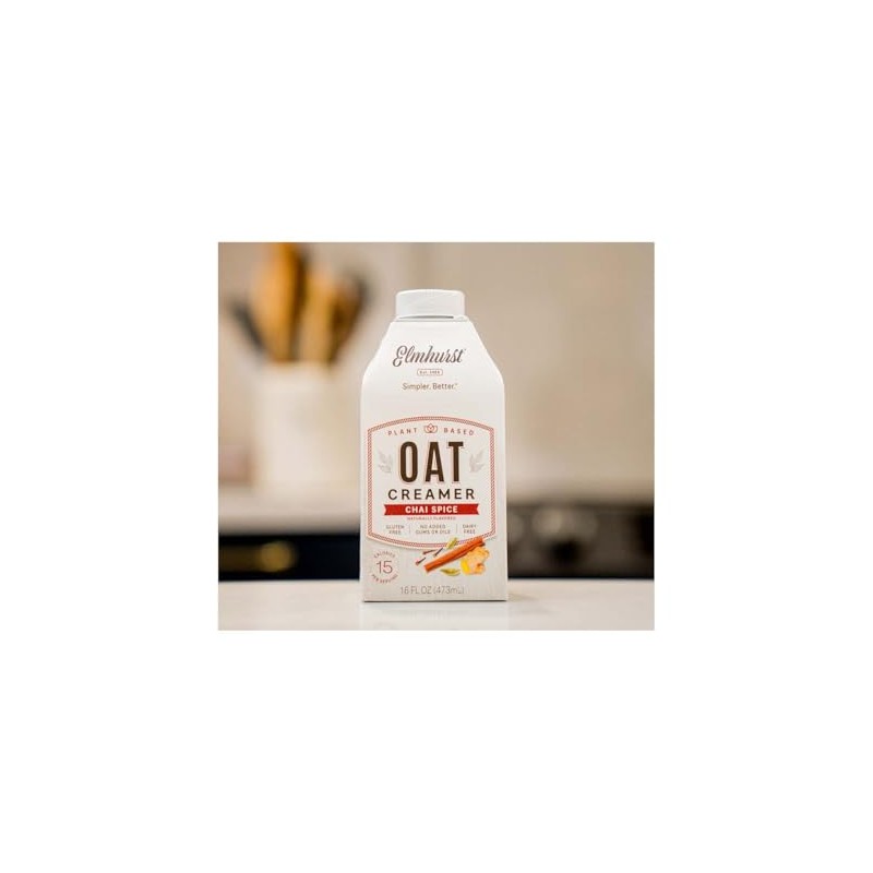 Elmhurst, Creamer Oat Chai Spice, 16 Fl Oz