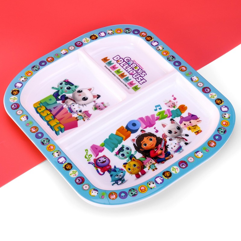 Zawadi Global Gabby's Dollhouse 3 Section Reusable Childrens Kids Toddlers