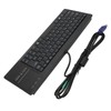Industrial Keyboard Touchpad Wired Connection X Scissor Foot Plug and