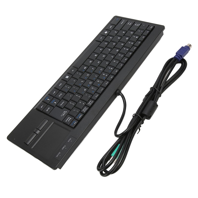 Industrial Keyboard Touchpad Wired Connection X Scissor Foot Plug and