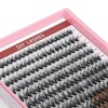 DIY Lash Extension Kit 240pcs Individual Eyelash 10‑16mm Clusters Eyelash