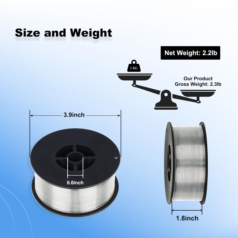 Harukiku Flux Core Welding Wire,Mild Steel E71T-GS .030 Inch Low