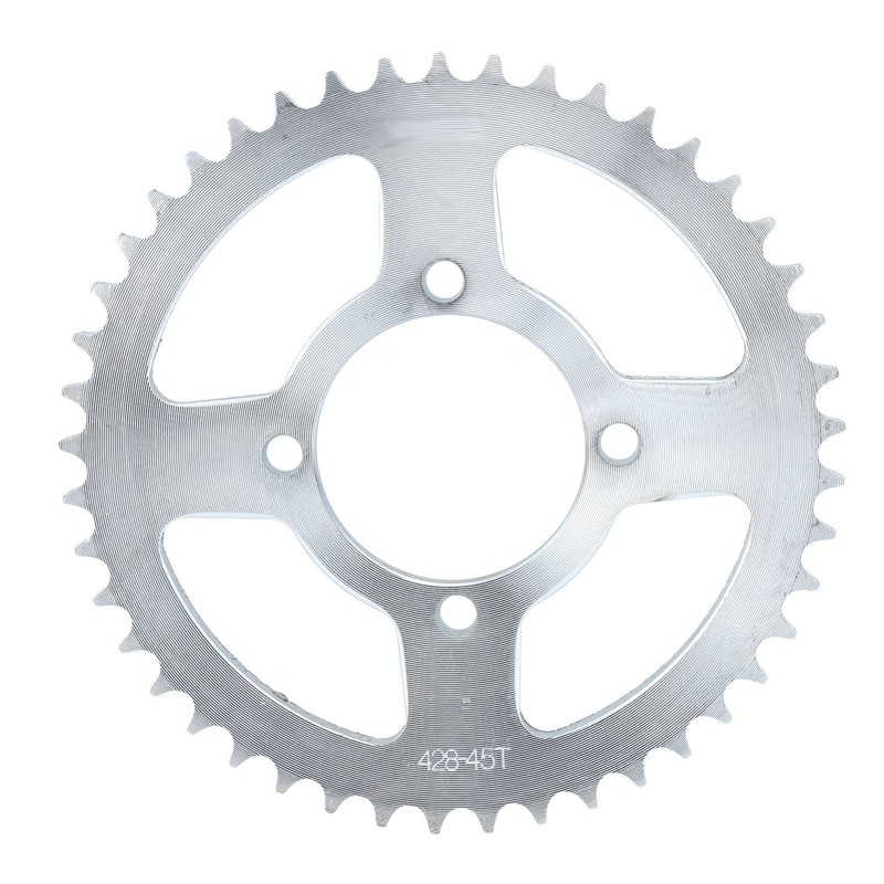 428 Chain 45 Tooth Rear Sprocket 428 45T Steel Rear