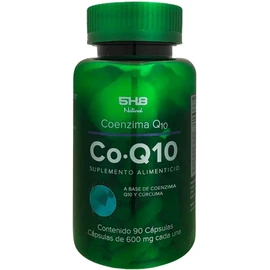 5H8 Nutrition Coenzima Q10 con Cúrcuma | 90 Cápsulas | Suplemento Alimenticio para Bienestar General