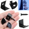 Heyous 24PCS LED Channel System LED Channel End Cap Black