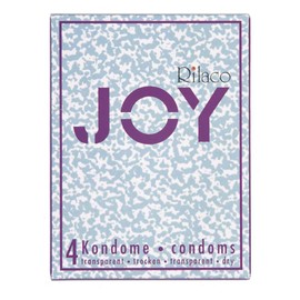 RILACO Kondome Joy (trocken) 4 Stück, 1er Pack (1 x 4 Stück)