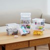 Citylife 6 Pack Plastic Storage Box Small Stackable Storage Box