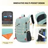 Bseash - Mochila impermeable de 40 l con cubierta de
