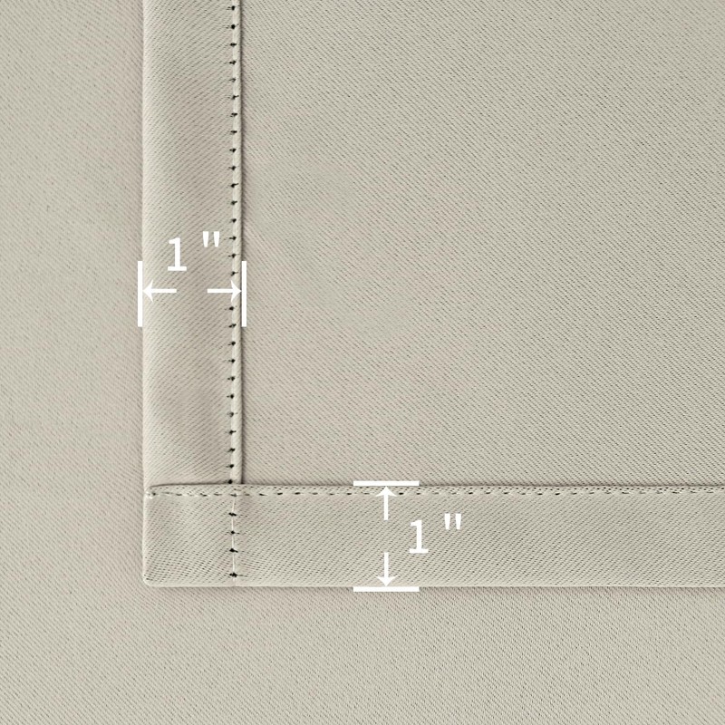 BGment Blackout Curtains 48 Inches Long for Windows - 38
