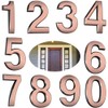 3D Self Adhesive Mailbox Numbers 0-9 Number Stickers No Drilling