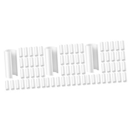 TEHAUX 96pcs Greenhouse Tube Clips Clamps for Sunshade Nets Greenhouse Tarp and Row Lightweight High Temperature Resistant Easy to Use for Building Cold Frames