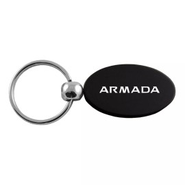 Nissan Armada Oval Key Ring (Black)