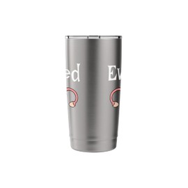 Evicted Funny Hysterectomy tee for Women Recovery Wear Stainless Steel Insulated Tumbler