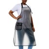 APRONNER Waterproof Plus Size Aprons for Women Men with Pockets