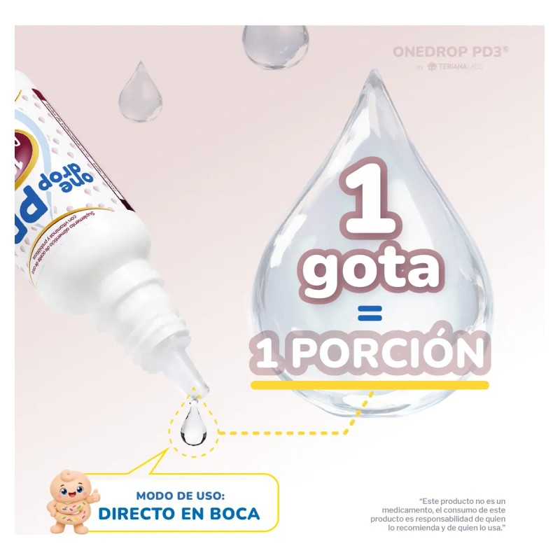 Onedrop Pd3 Vitamina D3 Y Probióticos En Una Gota 3