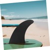 BESPORTBLE 2pcs Surfboard Fin Single Tab Fin Longboard Center Fin