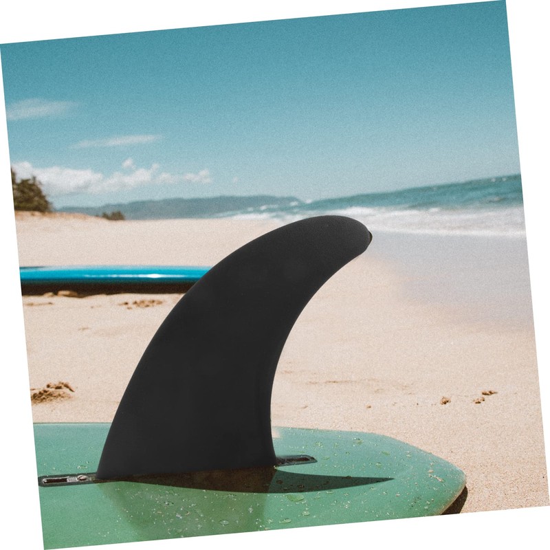 BESPORTBLE 2pcs Surfboard Fin Single Tab Fin Longboard Center Fin
