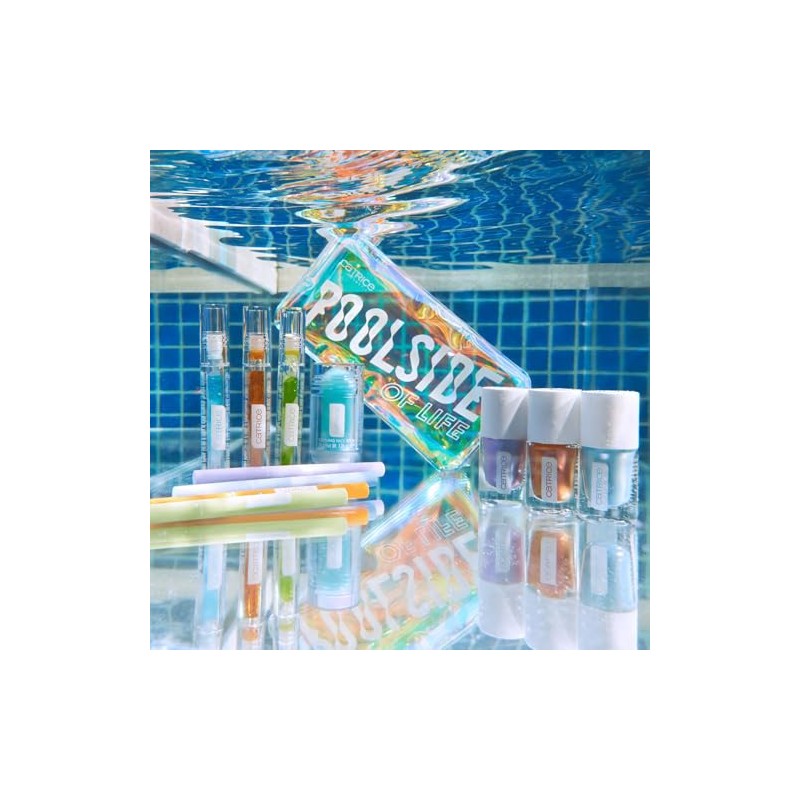 Catrice POOLSIDE OF LIFE Nail Lacquer, Nagellack, Nr. C02, Blau,