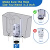 Saillong 1 Pack 3 Inch Universal Toilet Tank Replacement Kit,