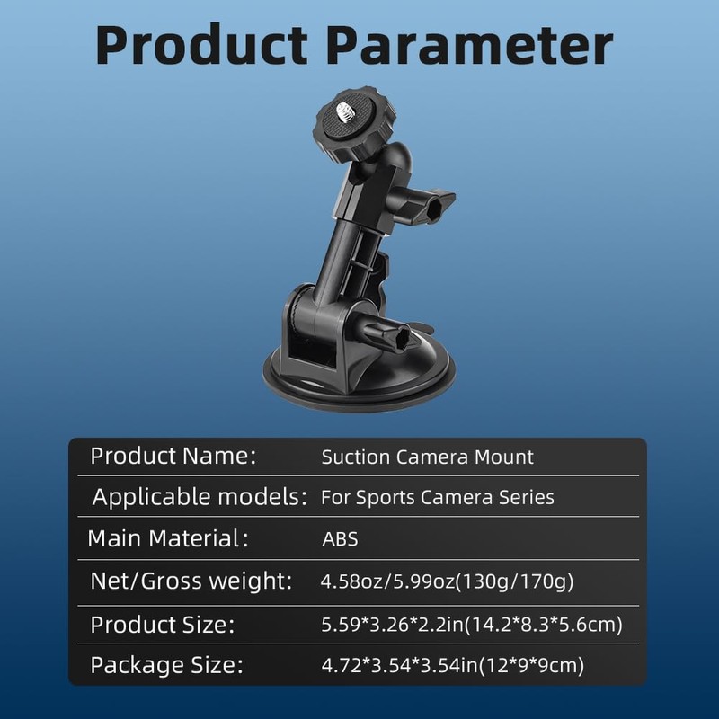 Suction Cup Mount for Pocket 3, Holder Kit with Expansion