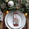 24 Pieces Wooden Christmas Snowflakes Ornaments 3inch Snow Flake Hanging
