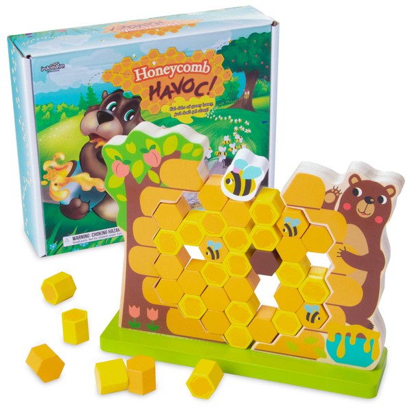 Honeycomb Havoc!|Children's Tabletop Dexterity Board Game for Kids and Toddlers|Developmental