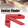 45/90 Degree Right Angle Line Gauge Scriber Carpenter Ruler Center