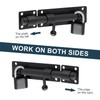 Sayayo Sliding Bolt Lock Barrel Bolt Latch Black Heavy Duty