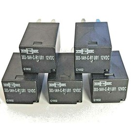 General Purpose Relays 303-1AH-C-R1-U01-12VDC SPNO 20A 12VDC (5 piece) Bonus Bottle Opener