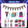 90s Theme Party Birthday Decorations - Pack of 22 90s