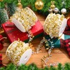 Geetery 100 Feet 3 Rolls Christmas Tree Crystal Beads Garland,