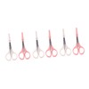 Ipetboom 3sets 2pcs High Scissors Eyebrow Eyelash Trimmer with Ergonomic