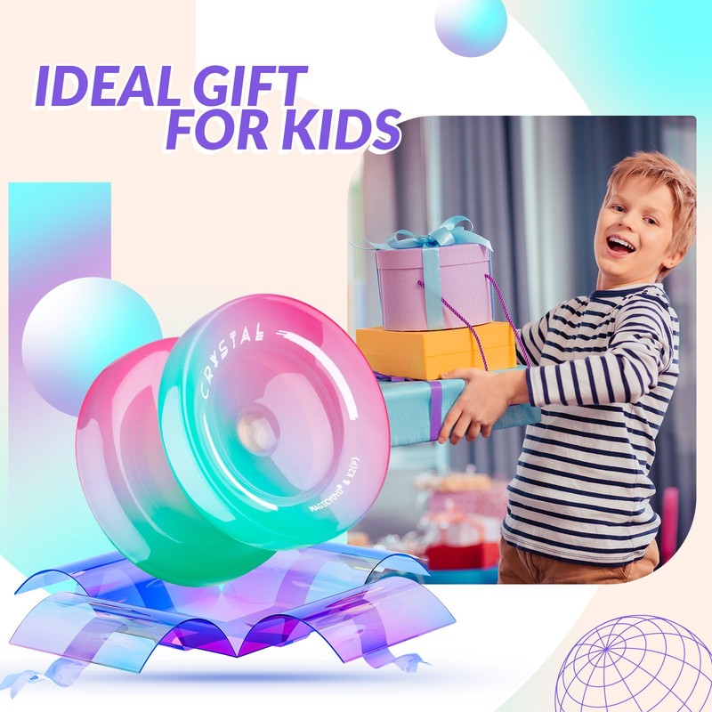 MAGICYOYO Responsive Yoyo for Kids Beginner, Professional Unresponsive Yo Yo