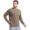 PINSPARK Men Crewneck Sweatshirt Lightweight Long Sleeve Running Sweat Shirts