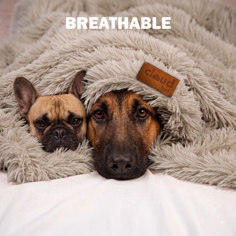 Fuzzl Cloud Comforter Blanket Premium Plush Pet Blanket for Dogs