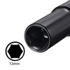 sourcing map 1/2" Drive by 13mm Deep Impact Socket, Heat-Treated
