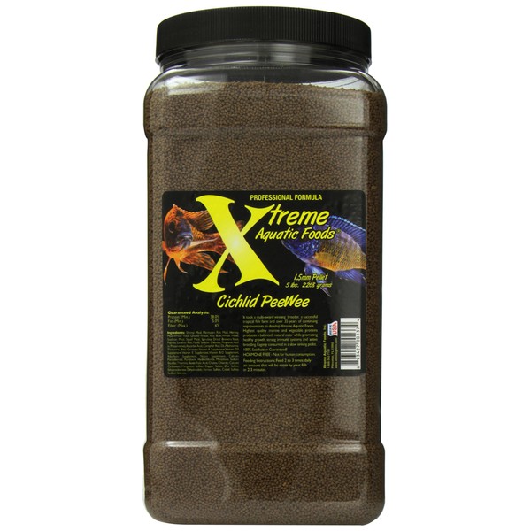 Xtreme Aquatic Foods 2137-G Cichlid Pee-Wee Fish Food