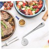 Outanaya Elderly Feeding Assistance Spoon Fork Angled Design Patient-friendly Leakproof