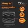 HANGLIFE Threaded Insert, M2 Insert Nuts for 3D Printing Accessories,