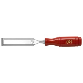 Kirschen 1003024 Firmer Chisel with Plastic Handle, Red/Silver, 24 mm