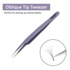 Metaleks Tweezers for Eyelash Extension - Straight and Curved Pointed