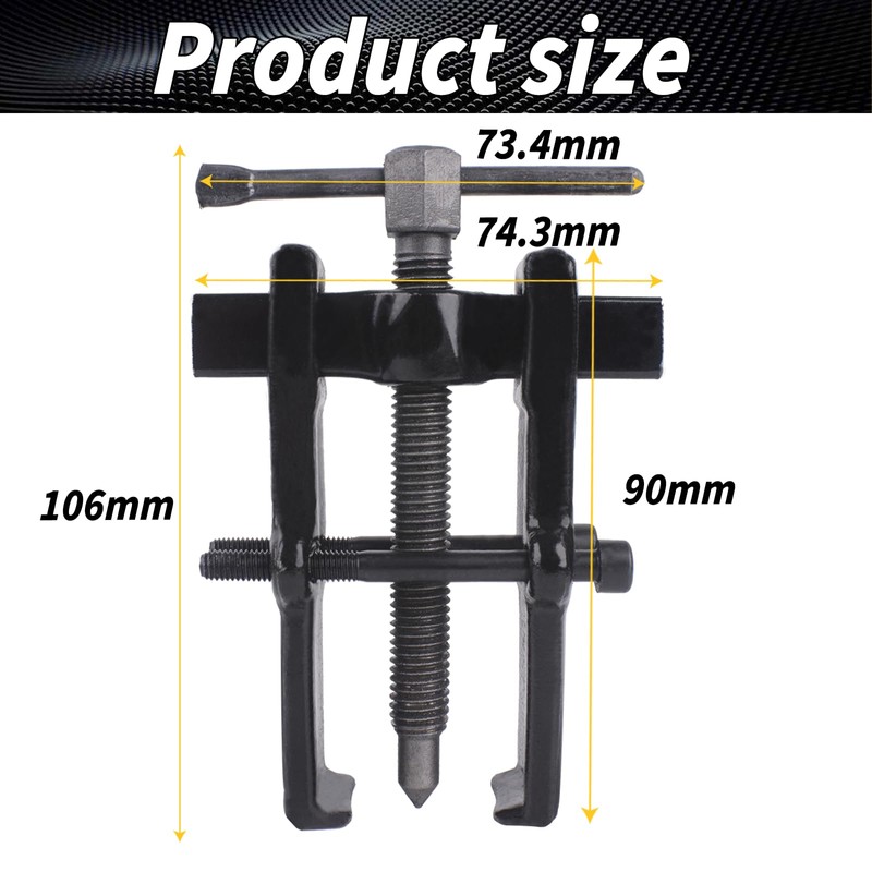 HAIMAYEE Puller Tool 2-Jaw Bearing Puller Ball Bearing Puller for
