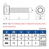 Drenky M5 x 20mm Socket Head Cap Screws, Pack of
