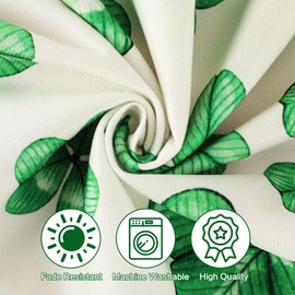 60 Inch Large St. Patrick's Day Tree Skirt Valentine St Patricks Day Reversible Double Sided Print Mat for Holiday Party Decoration