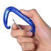 iBasingo BV1026 12KN Outdoor Carabiner, Multi-functional Climbing Ring, Aluminum Alloy