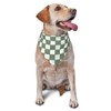 vercosee Pit Crew Dog Bandana, Checkered Flags Race Car Flag