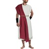 NEKIFUI Men's Toga Costume Adult Greek God Roman Party Accessories