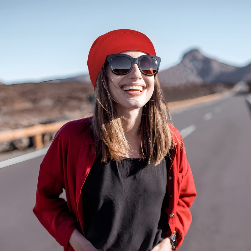 OLESILK Silk & Cotton Jersey Hat Lightweight and Soft Slouch