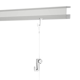 2 Mini Picture Hooks for Gallery/Picture Rails Pack of Picture Rail Hang It