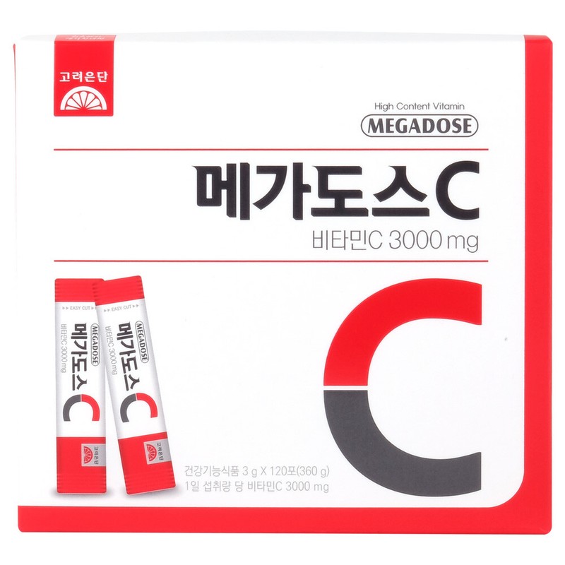 Goryeo Eundan Korea Eundan Megadose C 3000mg 120 packs 1